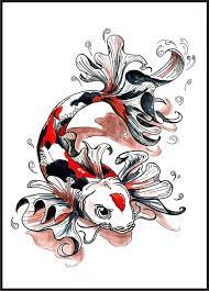 Commission Koi Tattoo Colour By Yuki Myst On Deviantart Koi Fish Tattoo Koi Tattoo Koi Tattoo Design