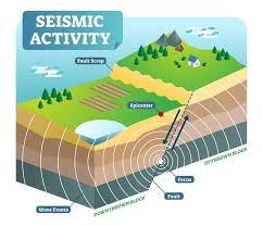 What Fault Line Does California Lie On Trivia Genius Seismic Seismic Wave Isometric