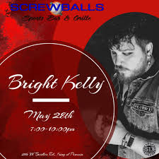 Screwballs welcomes the return of Bright Kelly for Thirsty Thursday!,  Screwballs Sports Bar and Grille, King Of Prussia, 28 May 2026 | AllEvents