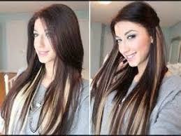 15 ways to do brown hair with blonde highlights, inspired by celebrities. Instant Highlights With Luxy Hair Extensions Hair Styles Luxy Hair Dark Brown Hair With Blonde Highlights