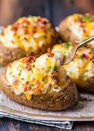 Shrimp Pasta With Creamy Mozzarella Sauce Baked Potato Recipes Best Twice Baked Potatoes Recipes