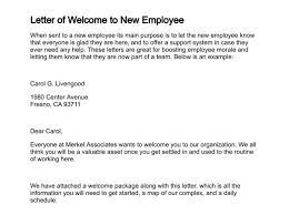 Letter Of Welcome To New Employee Welcome Letters Lettering Professional Cover Letter Template