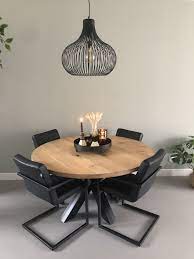 eettafel eiken thuis woonkamer home deco eettafel decoraties