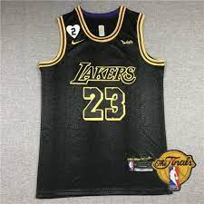 Originally planned to wear the jerseys for games … Lebron James 2020 Black Mamba Los Angeles Lakers Jersey With Gigi Bryant Heart Patch Finals Logo Option