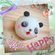 パンダ panda 和菓子 練り切り 沼津 みやこ庵 cookie art christmas bulbs christmas ornaments