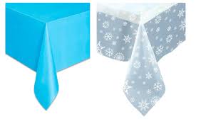Snowflake Tablecloth Frozen Tablecloth Snowflake Tablecover Etsy Party Table Cloth Snowflake Table Cover Frozen Birthday Party Ideas Diy
