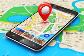 Ds automobiles steers smoother journeys with tomtom navigation. Kreative Abstrakten Gps Satellitennavigation Reisen Tourismus Und Standort Routenplanung Geschaftskonzept Makro Ansicht Des Modernen Schwarz Glanzend Touchscreen Smartphone Oder Mobiltelefon Mit Wlan Navigator Karten Service Internet Anwendung Auf