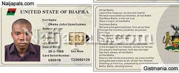 If you need to update your address, please email email protected with your full name, local number and member id if available. Secession Biafra National Id Card In Circulation See Photos Gistmania