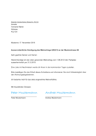 Kündigungsschreiben downloaden und mietvertrag ordentlich kündigen. Vorlagen Muster Fur Word Excel Vorlage Muster Ch