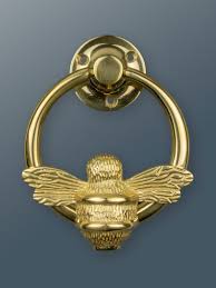 The bee's unique and beautiful shape designed by us at brass bee features a beautiful finish, detailed wings and of course our famous shiny stripes running across the body. Brass Bumble Bee Ring Door Knocker Brass Finish Harbour Road
