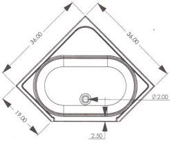 Corner shower dimensions in feet. Corner 36 Rv Tub Corner Tub Shower Corner Tub Corner Jacuzzi Tub