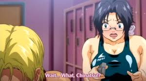 chinatsu (aneki), ritsuko (aneki), aneki...my sweet elder sister, animated,  sound, video, 00s, 2girls, assertive female, black hair, blonde hair, blue  eyes, breasts, dark-skinned female, dark skin, earrings, glasses, hair  ribbon, indoors, jewelry,