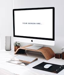 Free Imac Workspace Mockup Free Design Resources Imac Workspace Imac Desk Imac Desk Setup