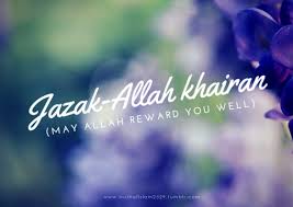 Jazakallah Khairan Islamic Quotes Muslim Quotes Beautiful Islamic Quotes