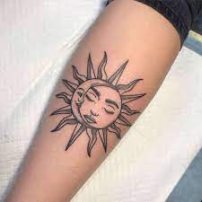 Thank you for compliment of wanting to use my design for you matching tattoos. 25 Sun And Moon Tattoo Design Ideas Sortra