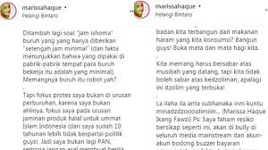 Semakin akrab hubungan sang tamu dengan keluarga kami, semakin banyaklah salam pamit yang akan disampaikan. Marissa Haque Uu Cipta Kerja Bikin 87 Persen Muslim Indonesia Murtad Suara Kalbar
