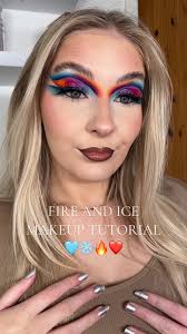 Fire and Ice Makeup Tutorial Inspired by Cassidy