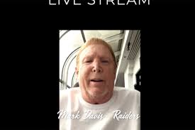 Then there was the las vegas raiders response, which drew immediate and widespread backlash on social media. Las Vegas Raiders Owner Mark Davis Is Shown During The Mondays Dark Live Stream Telethon On Mon Las Vegas Review Journal