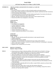 clinic rn resume samples velvet jobs