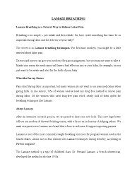 Image result for Lamaze Method