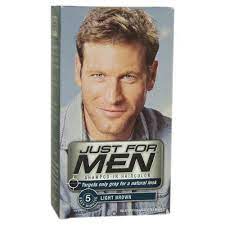 Just For Men Shampoo In Hair Color Light Brown 25 1 Application Pack Of 3 21 00 Just For Men Shampoo Light Hair Color Just For Men