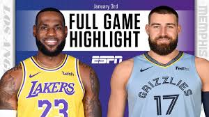 Los angeles lakers at memphis grizzlies. Aahll3z8yfp1qm