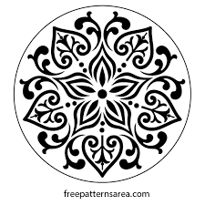 Jet, laguna tools, festool, pfeil swiss made, sawstop, kreg Circle Ornament Vector Dxf Patterns Freepatternsarea Scroll Pattern Design Scroll Saw Wood Carving Patterns