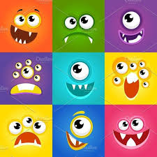 Funny Cartoon Monster Faces Funny Cartoon Faces Cartoon Monsters Character Design Animation