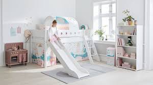 Flexa betten sind aus langlebigen materialien hergestellt. Flexa Halbhohes Bett White Mit Rutsche Und Schragleiter Interismo Onlineshop