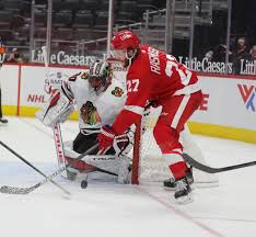Detroit jock city 1 month detroit red wings: Detroit Red Wings Stock Michael Rasmussen Up Dennis Cholowski Down