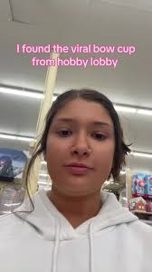Viral Hobby Lobbby Bow Cup