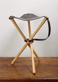 tripod field stool stool wooden stools leather dining room chairs