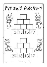Black And White Homeschool Clipart Addition Pyramids Blank And Ready To Go In Math Worksheets Pyramid Addition Math Worksheets Worksheets Math