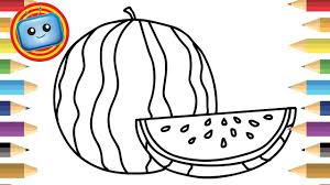 Maybe you would like to learn more about one of these? How To Draw A Watermelon Colouring Book Simple Drawing Game Animatio Easy Drawings Coloring Books Drawing Games