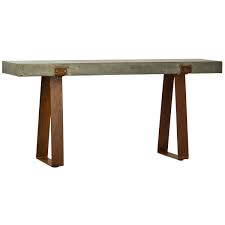 Lightweight Concrete Top With Steel Base Rustic Console Tables Modern Sofa Table Modern Console Tables