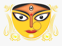 durga maa face image durga puja banner background hd free transparent clipart clipartkey image durga puja banner background hd