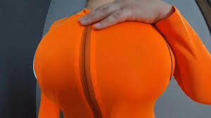 Curvy MILF Unzipping Jacket - Playful Hands Tease Big Tits