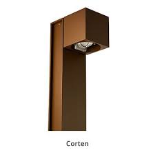 Hunza Arch Bollard Ibeam Corten Copper Lighting Bollard Lighting Outdoor Garden Lighting