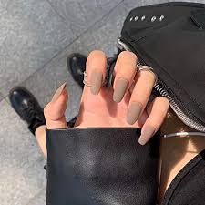 We answer all your questions. Amazon Com Laza 24pcs Colorful Fake Nails Ballet Coffin Full Cover Color Medium Acrylic Nail Kits Sets With Glue Tabs Nail File Wood Stick For Daily Use Olive Grey Beauty