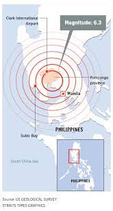1 earthquake in the past 24 hours. 8 Dead After 6 3 Magnitude Quake Strikes Philippines Se Asia News Top Stories The Straits Times