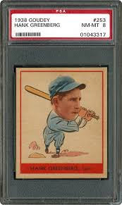 1938 Goudey Hank Greenberg