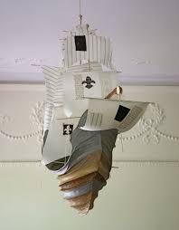 Pin By Shannon Kiehn On Art Ann Wood Pirate Room Paper Sculpture