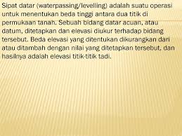 Tenang saja, cara memelet wanita dengan garam ini. Pengukuran Waterpass Ppt Download