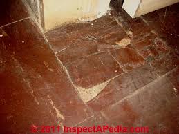 For example, floor tiles are sometimes installed without a slip sheet to allow for expansion. Asbestos Flooring Hazard Levels