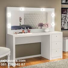 Meja makan jepara terbaru meja makan model terbaru meja kursi makan jati. Meja Rias Minimalis Modern Lampu Rajajepara Com