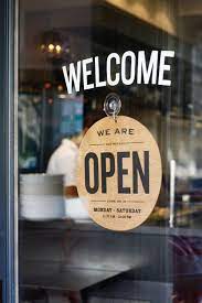 Roostertail Open Sign Restaurant Branding Az Front Door That Immediately Draws People In Unlike Boneshakers That Cafe Sign Coffee Shop Design Shop Signs
