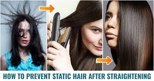How To Prevent Static Hair After Straightening | Makeupandbeauty.com