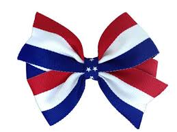 4 Inch Red White Blue Hair Bow Fourth Of July Bow Patriotic Bow Flag Bow Red White Blue Bow On Etsy 5 00 Blue Hair Bows Girl Hair Bows Hair Bows