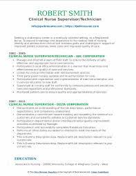 Highly trained veteran with strong clinical abilities and a successful career in both the marine corps and in the healthcare field. Clinical Nurse Supervisor Resume Samples Qwikresume