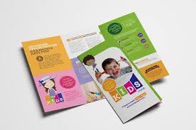 Trifold After School Care Template School Brochure After School Care Brochure Design Template